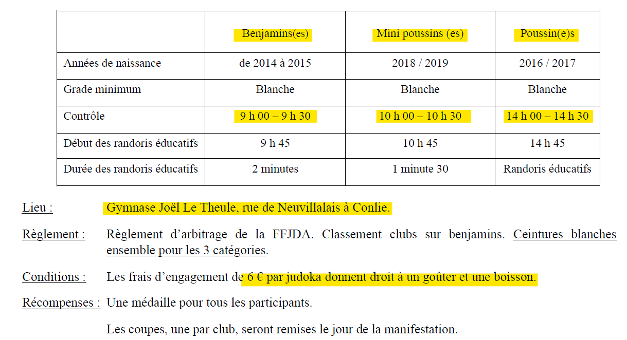Tournoi Judo Club de la 4CPS